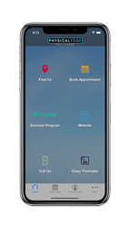 iPhone iOS App for Physical Edge Healthcare Thirroul